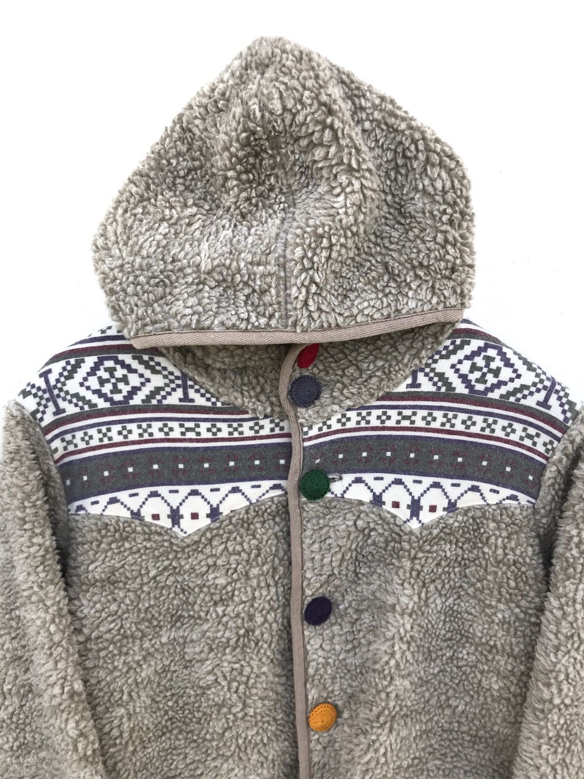 Japanese Brand Japanese Brand Ciao Panic Sherpa Fleece Hoodie Jacket Size US M / EU 48-50 / 2 - 3 Thumbnail