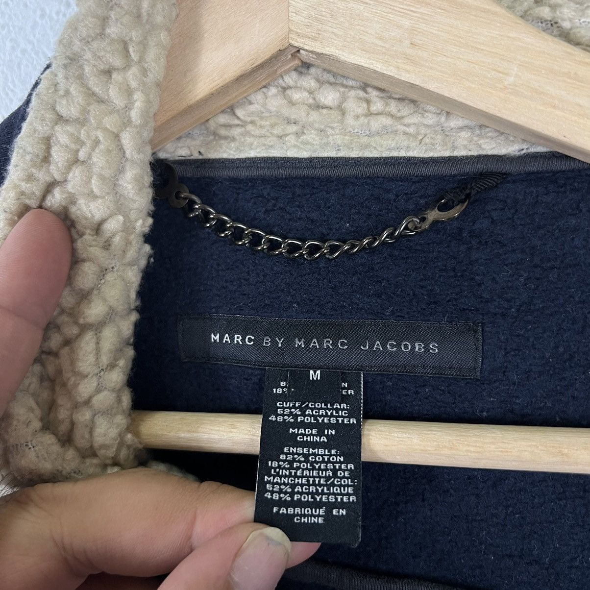 Japanese Brand VINTAGE BOMBER JACKET MARC BY MARC JACOBS MINK FUR COLLAR Size US M / EU 48-50 / 2 - 9 Thumbnail