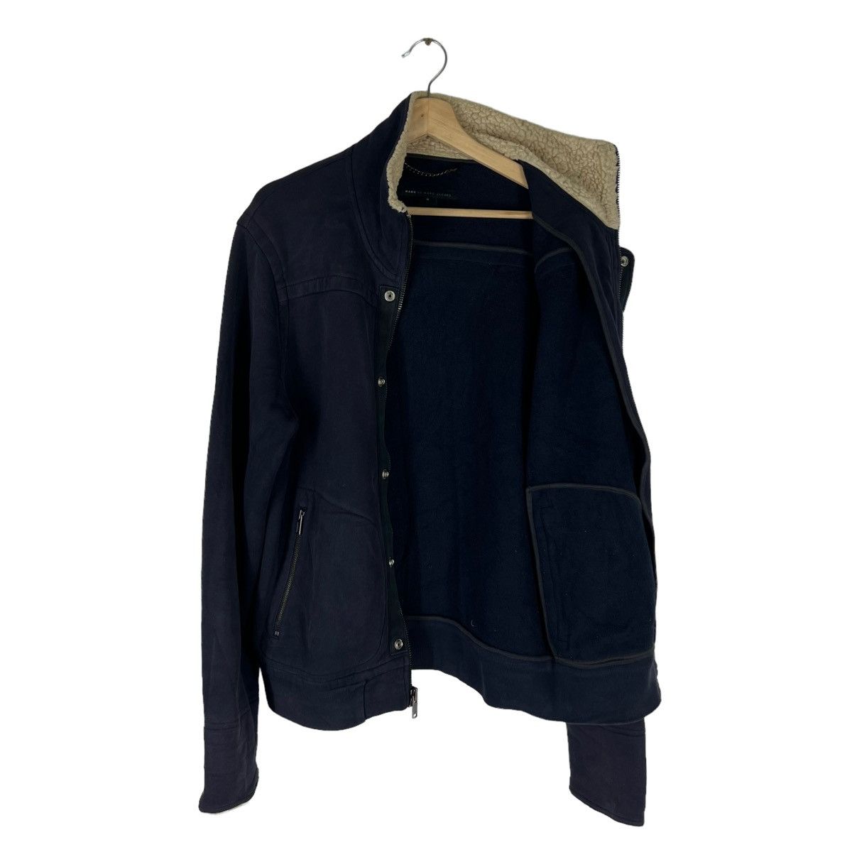 Japanese Brand VINTAGE BOMBER JACKET MARC BY MARC JACOBS MINK FUR COLLAR Size US M / EU 48-50 / 2 - 8 Thumbnail
