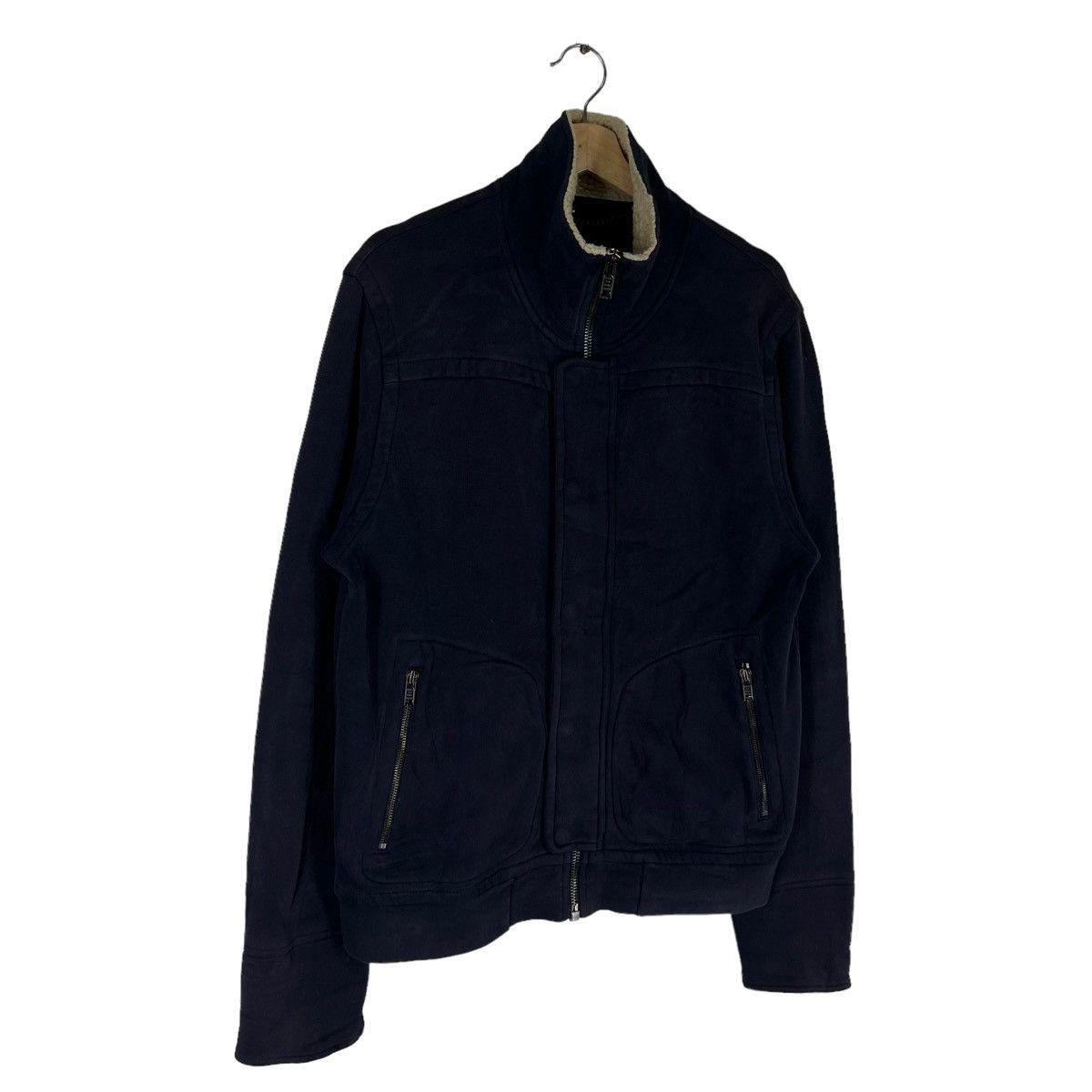 Japanese Brand VINTAGE BOMBER JACKET MARC BY MARC JACOBS MINK FUR COLLAR Size US M / EU 48-50 / 2 - 2 Thumbnail