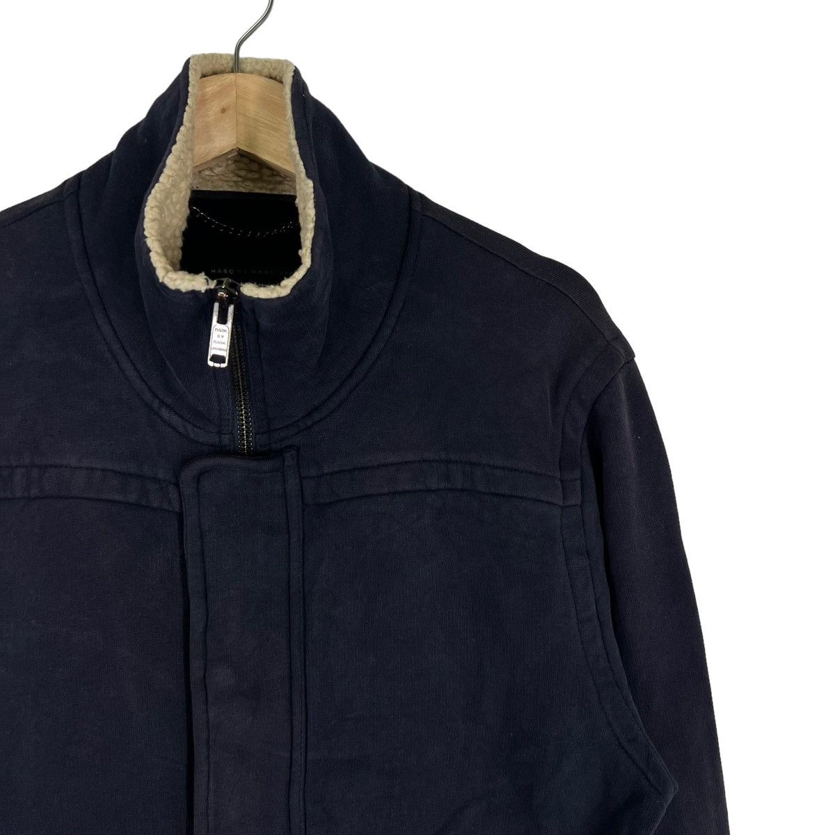 Japanese Brand VINTAGE BOMBER JACKET MARC BY MARC JACOBS MINK FUR COLLAR Size US M / EU 48-50 / 2 - 7 Thumbnail