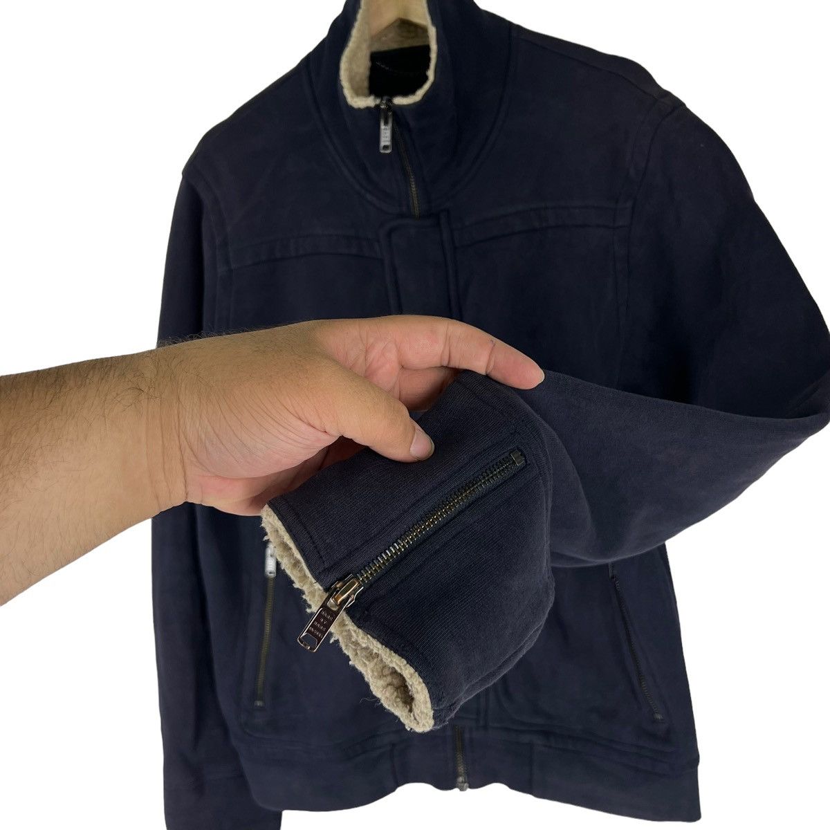 Japanese Brand VINTAGE BOMBER JACKET MARC BY MARC JACOBS MINK FUR COLLAR Size US M / EU 48-50 / 2 - 5 Thumbnail
