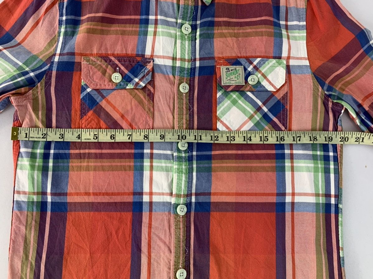 Flannel Hype The Real Superdry Famous & Co Flannel Buttom Up Shirt Size US M / EU 48-50 / 2 - 7 Thumbnail