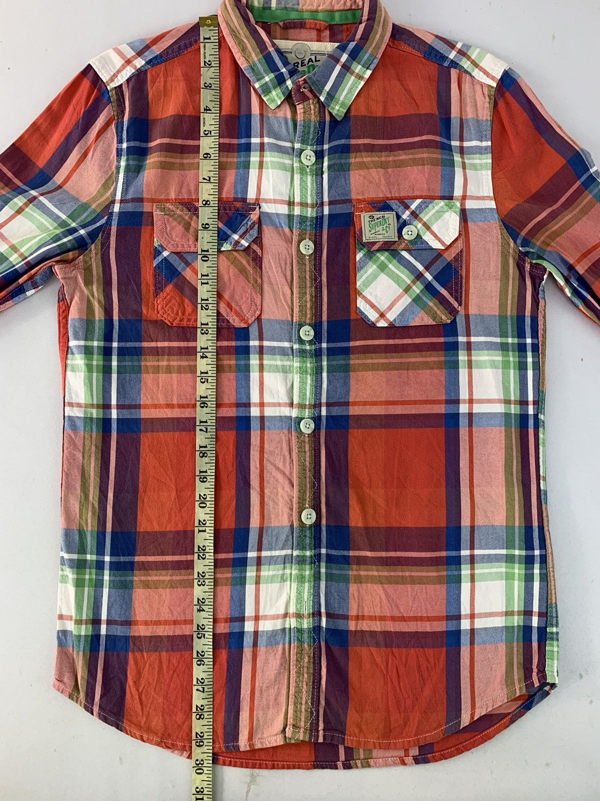 Flannel Hype The Real Superdry Famous & Co Flannel Buttom Up Shirt Size US M / EU 48-50 / 2 - 8 Thumbnail