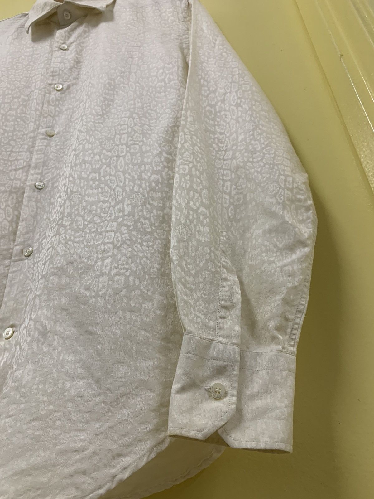 Roberto Cavalli Roberto cavalli loepard silk longsleeve button up Size US L / EU 52-54 / 3 - 7 Thumbnail