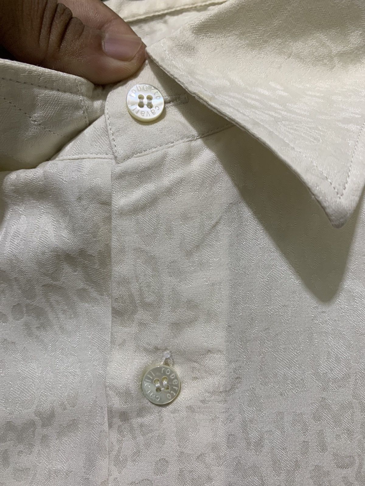 Roberto Cavalli Roberto cavalli loepard silk longsleeve button up Size US L / EU 52-54 / 3 - 3 Thumbnail