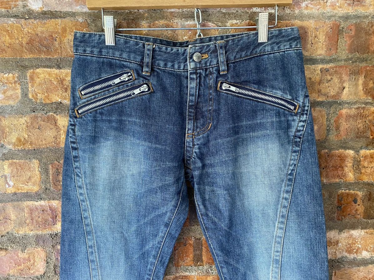 Katharine Hamnett London Vtg Hamnet Zipper Rider paneled pants Size US 32 / EU 48 - 3 Thumbnail