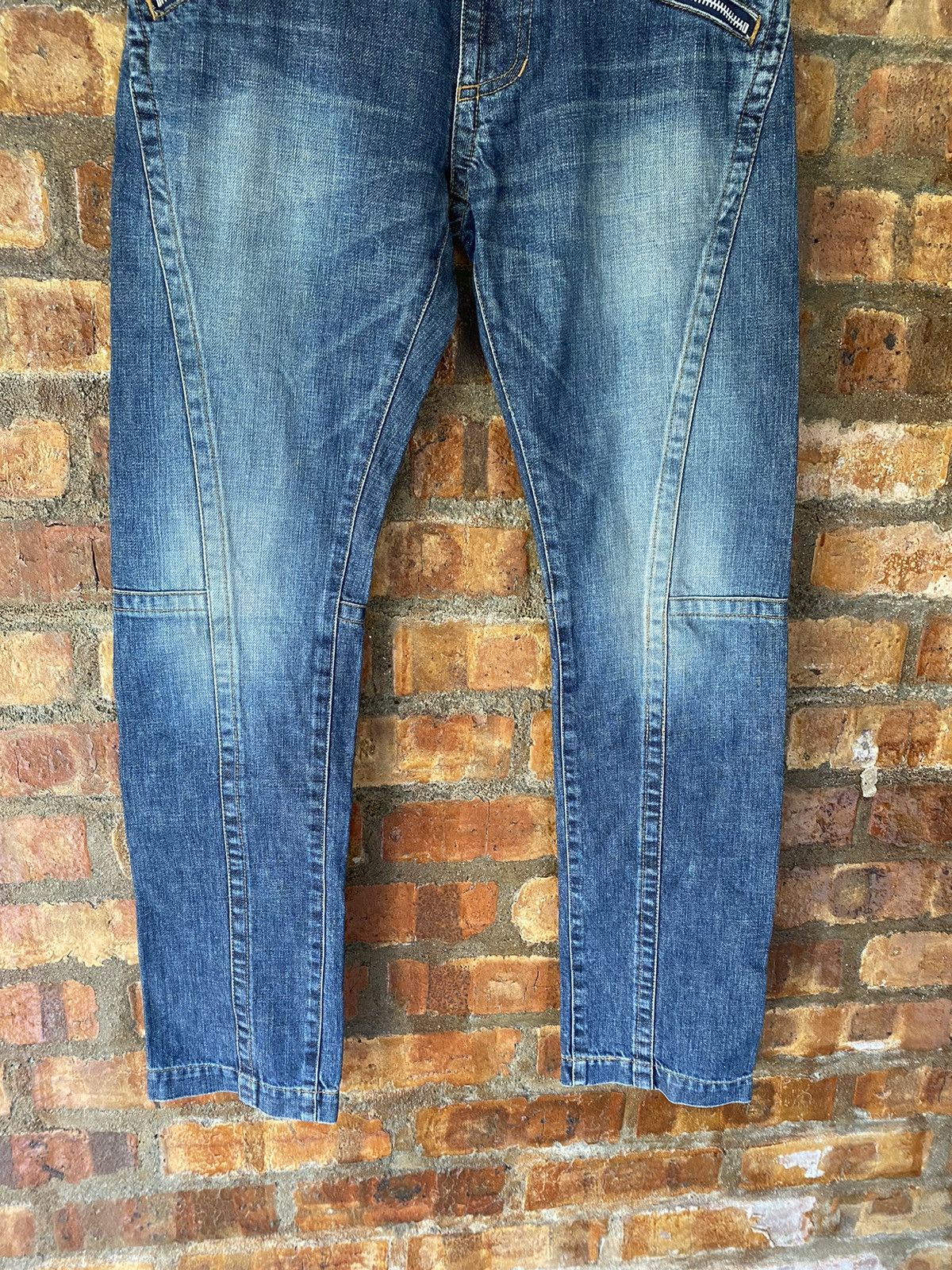 Katharine Hamnett London Vtg Hamnet Zipper Rider paneled pants Size US 32 / EU 48 - 4 Thumbnail