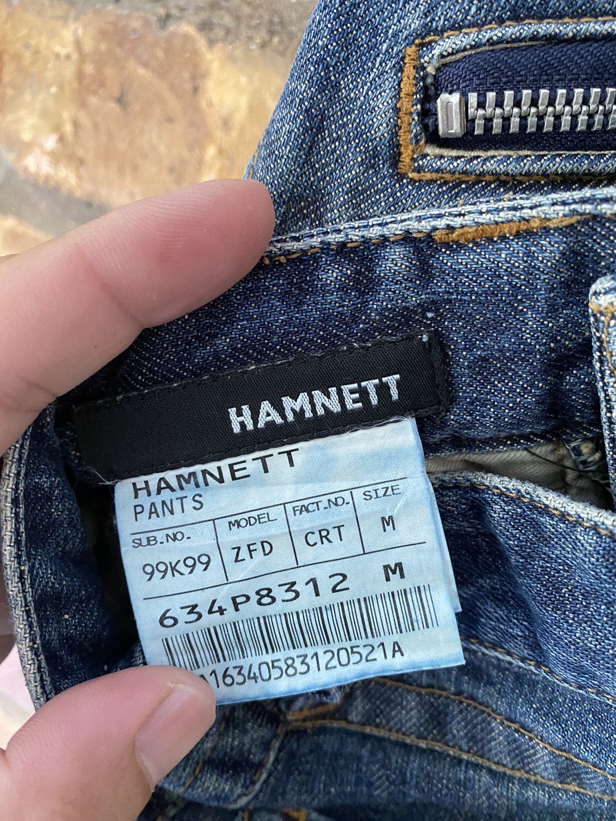 Katharine Hamnett London Vtg Hamnet Zipper Rider paneled pants Size US 32 / EU 48 - 11 Thumbnail