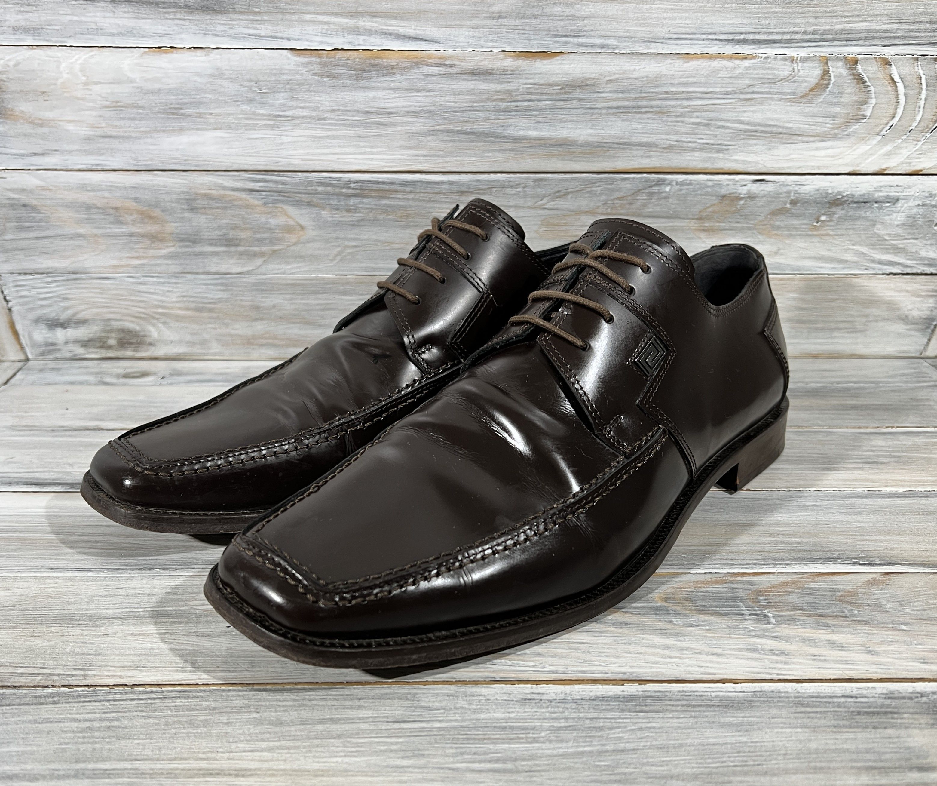Versace Versace Classic V2 Leather Shoes Made In Italy Luxury Brand Size US 11 / EU 44 - 16 Thumbnail