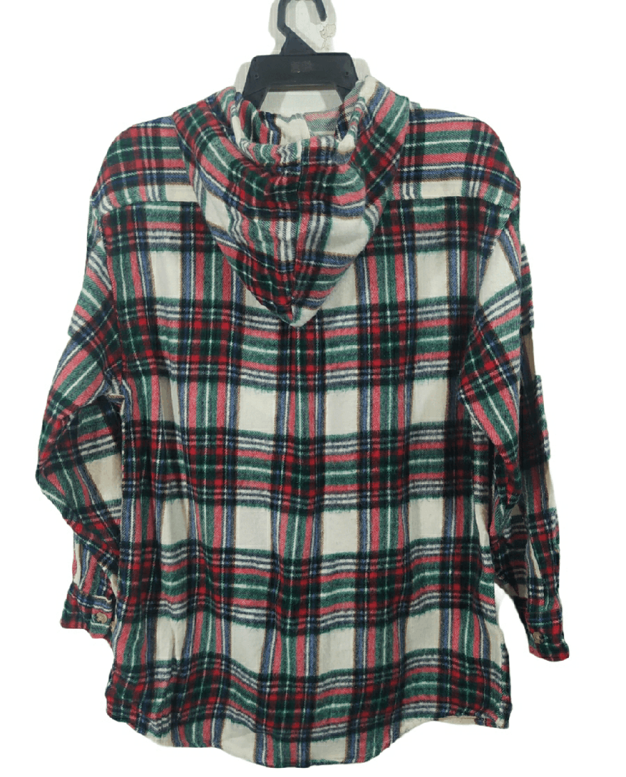 Flannel × Japanese Brand × Vintage Japanese brand X Multi made Flannel Hoodie Size US M / EU 48-50 / 2 - 4 Thumbnail