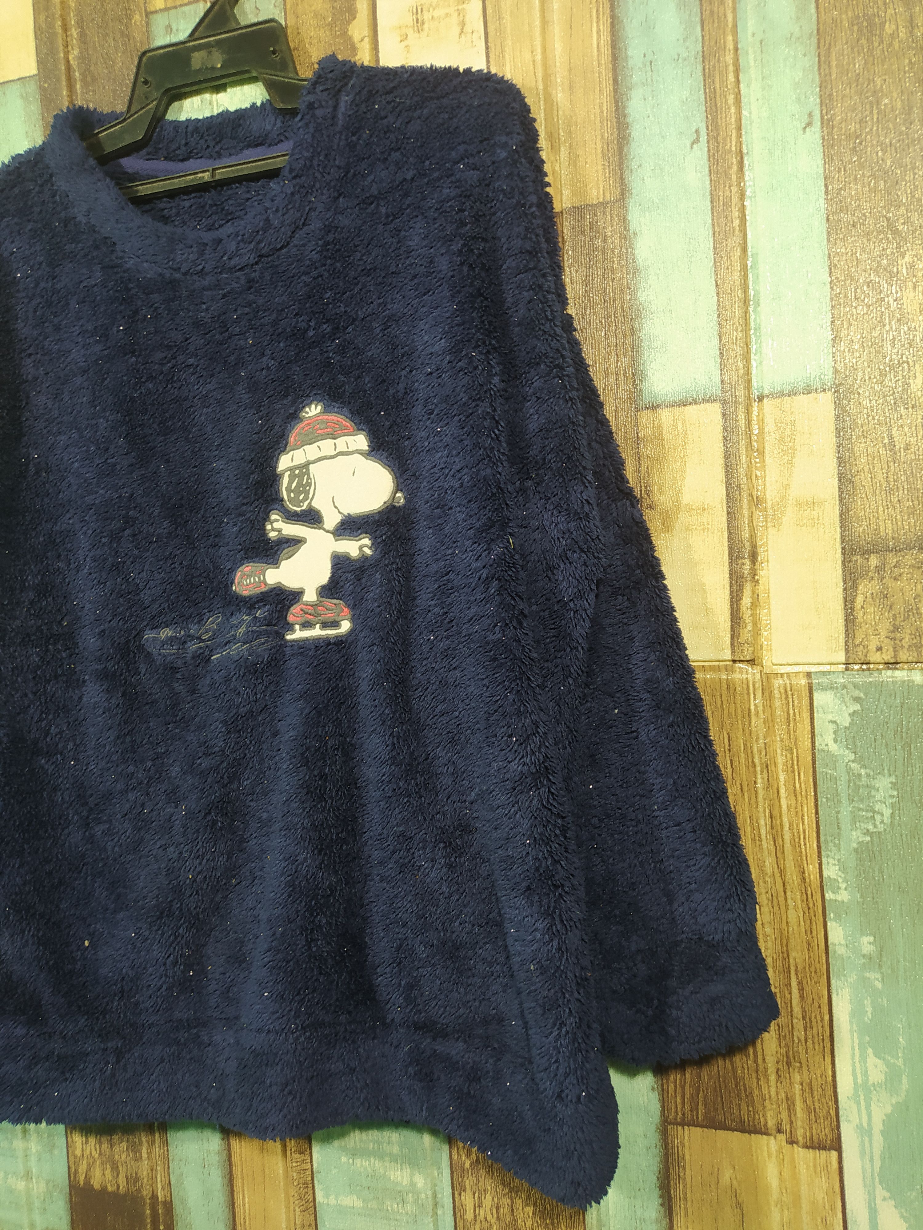 Japanese Brand Japanese brand GU×PEANUT Fleece Blink Sweatshirt Size US L / EU 52-54 / 3 - 3 Thumbnail
