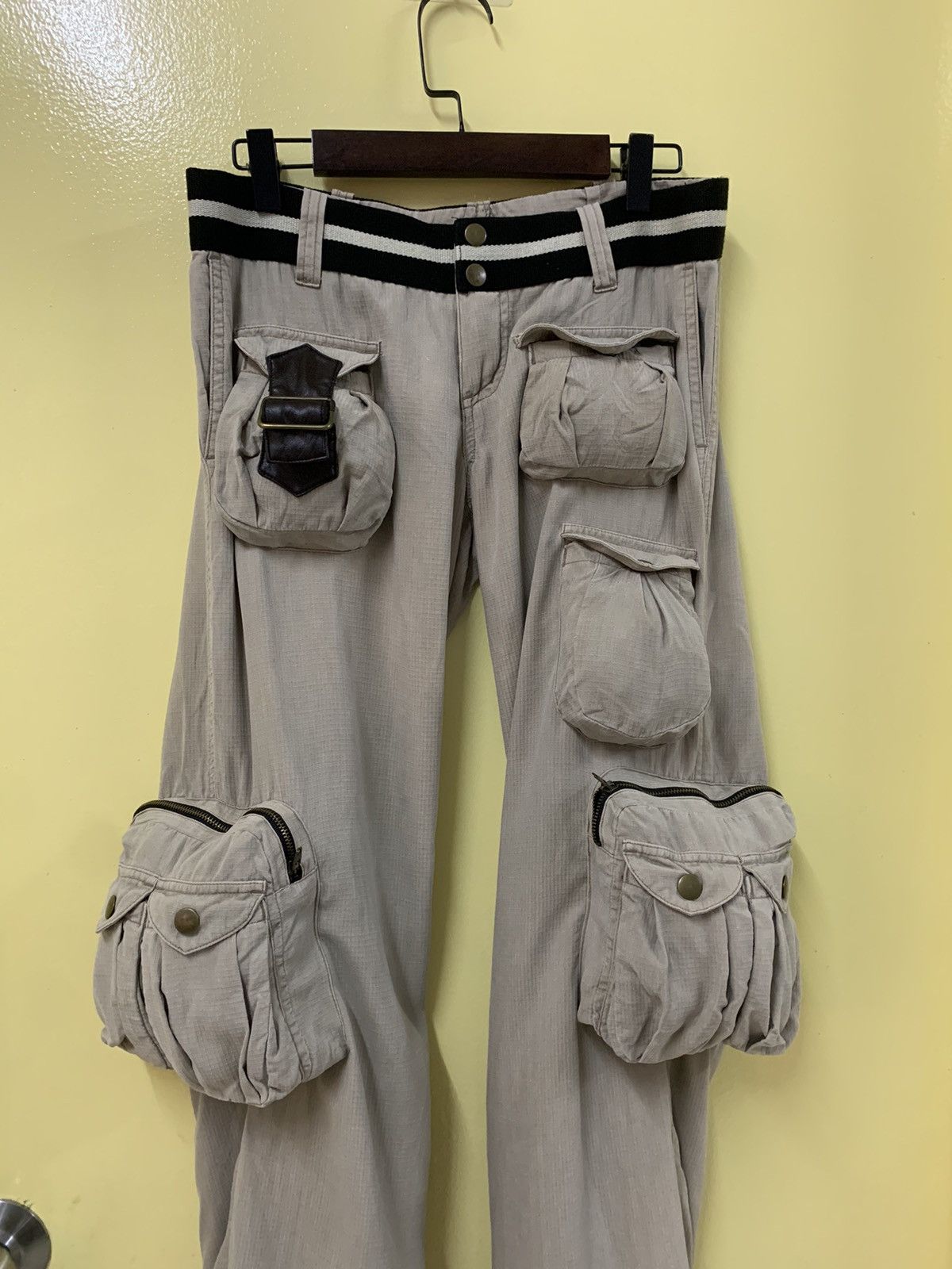 Other Hysteric glamour inspired 3d pocket baggy multipocket pants Size 29" - 2 Thumbnail