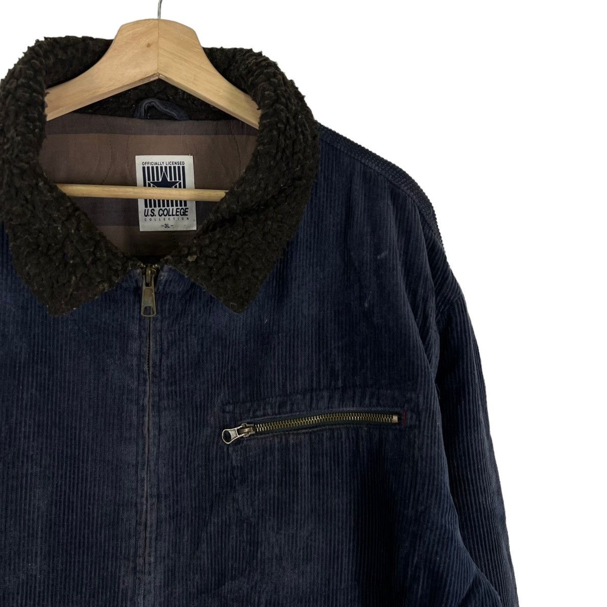Other VINTAGE CORDUROY JACKET US COLLEGE MILITARY STYLE FASHION Size US L / EU 52-54 / 3 - 5 Thumbnail