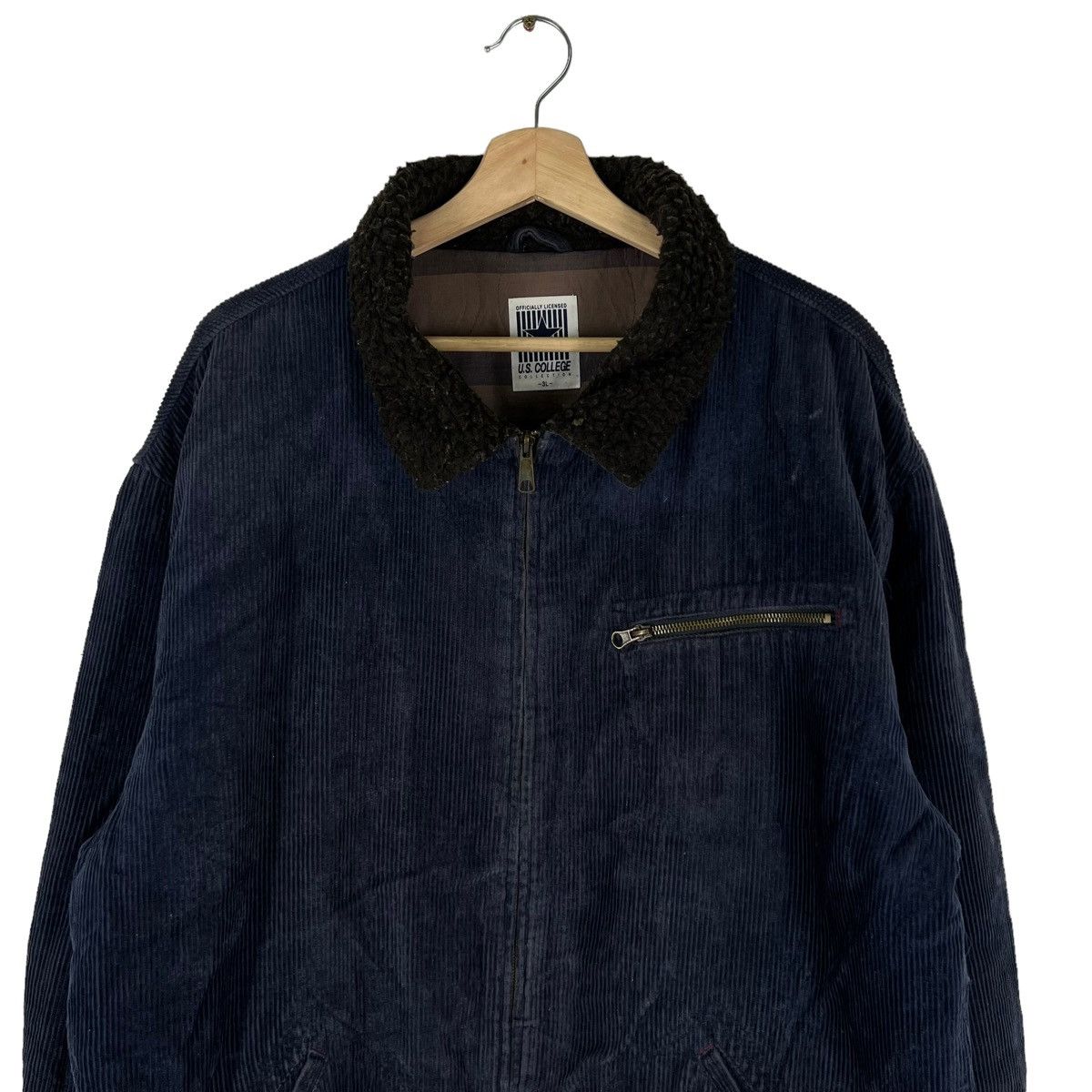Other VINTAGE CORDUROY JACKET US COLLEGE MILITARY STYLE FASHION Size US L / EU 52-54 / 3 - 2 Thumbnail