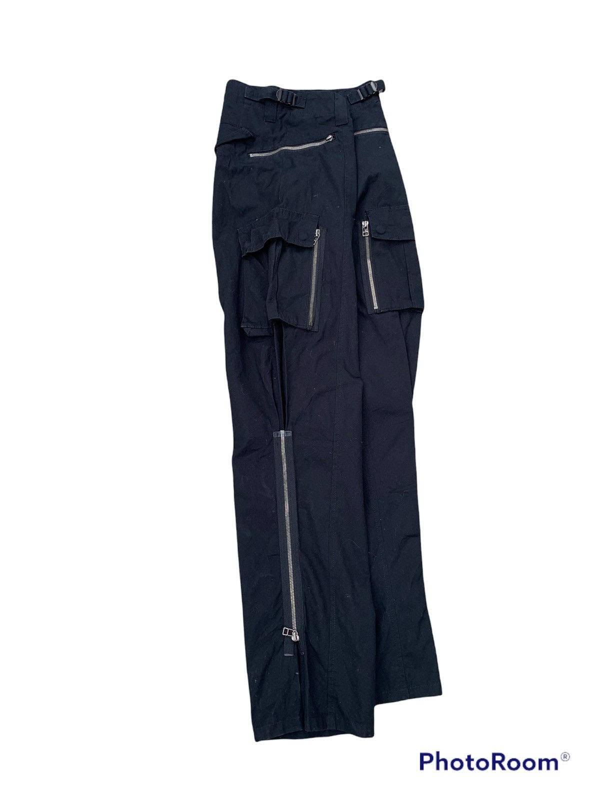 image of Seditionaries Kyoji Maruyama Zipper Flare/bootcut Bondage Pants in Black, Men's (Size 33)