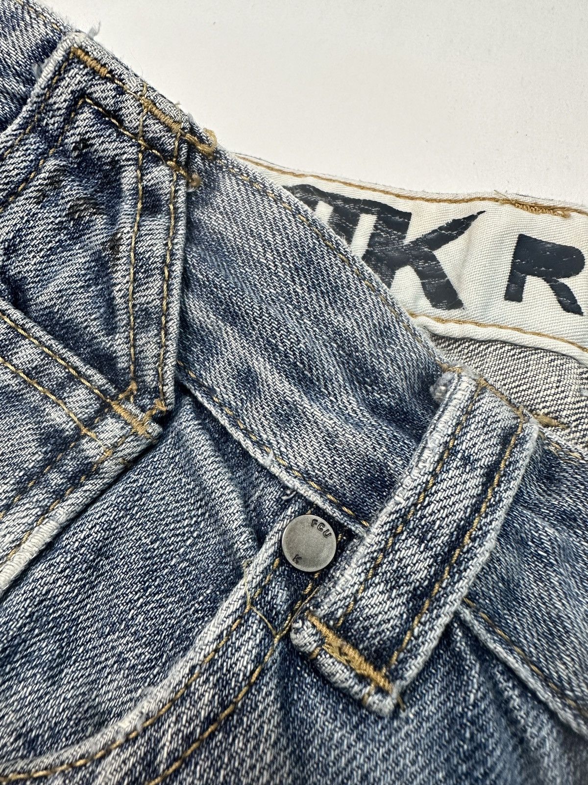 FCUK FCUK twisted denim jeans pants Size US 32 / EU 48 - 12 Thumbnail