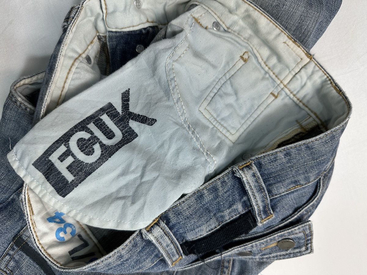 FCUK FCUK twisted denim jeans pants Size US 32 / EU 48 - 17 Thumbnail