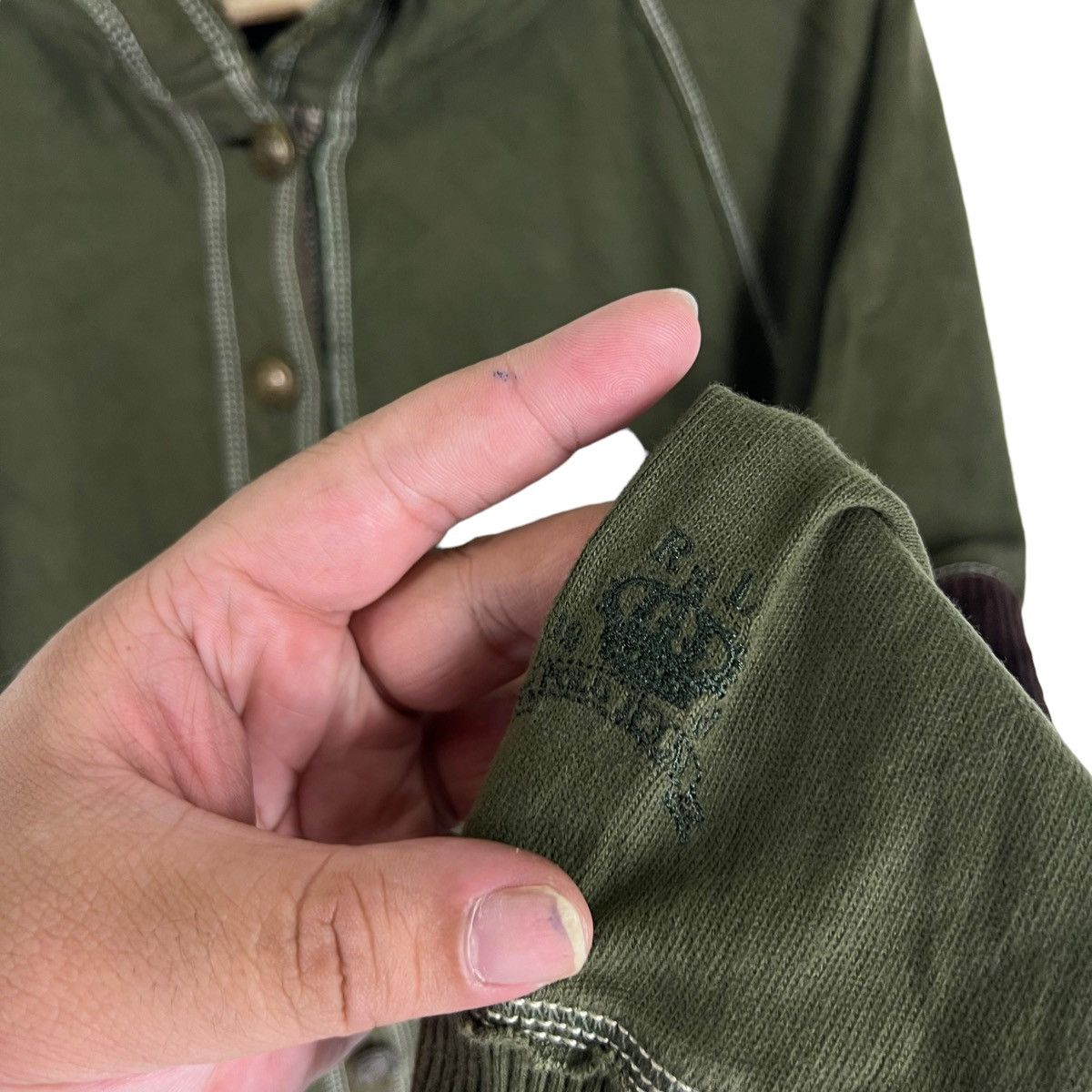 Japanese Brand VINTAGE POLO JEANS COMPANY RALPH LAUREN MFG MILITARY STYLE Size L / US 10 / IT 46 - 5 Thumbnail