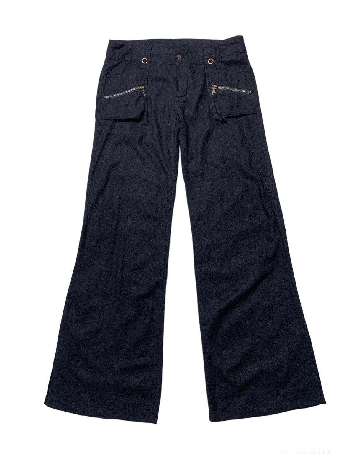 Japanese Brand Steal 🔥 flare Japanese brand wideleg baggy pants Size 31" - 1 Thumbnail