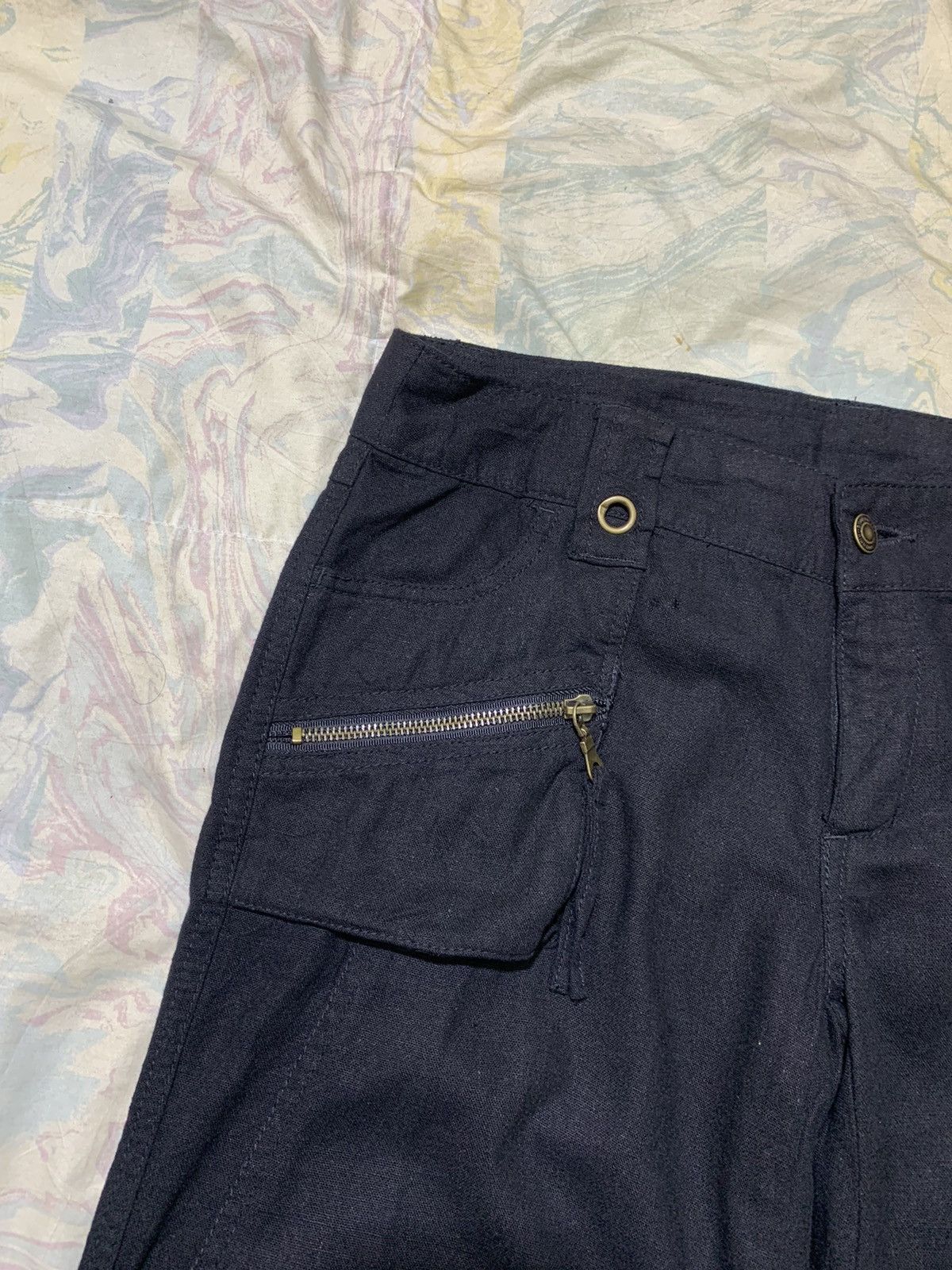 Japanese Brand Steal 🔥 flare Japanese brand wideleg baggy pants Size 31" - 6 Thumbnail