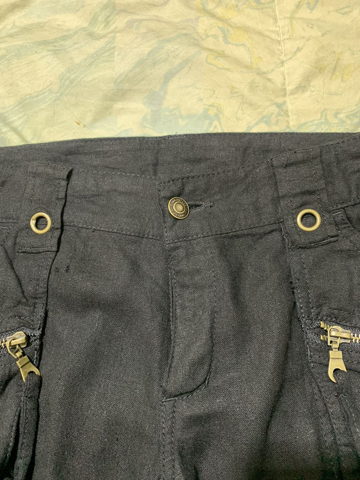 Japanese Brand Steal 🔥 flare Japanese brand wideleg baggy pants Size 31" - 8 Thumbnail