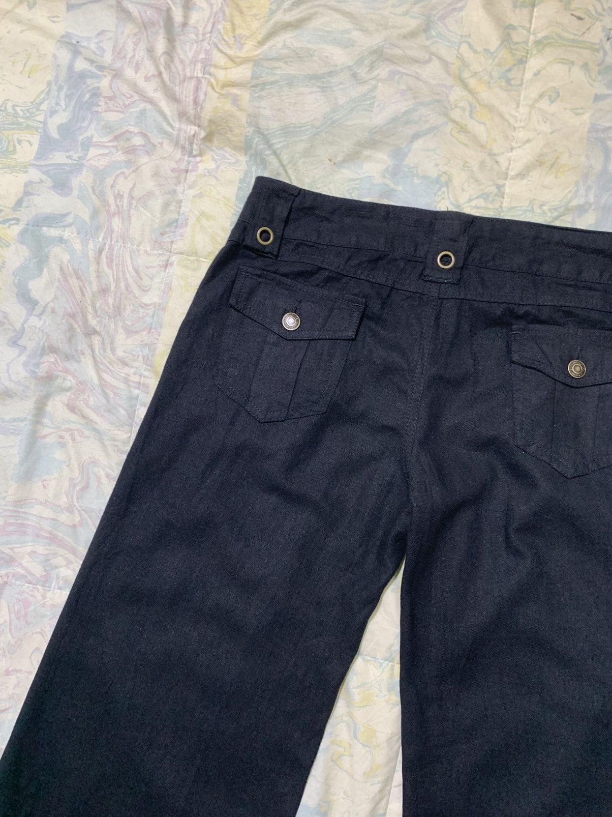 Japanese Brand Steal 🔥 flare Japanese brand wideleg baggy pants Size 31" - 13 Thumbnail