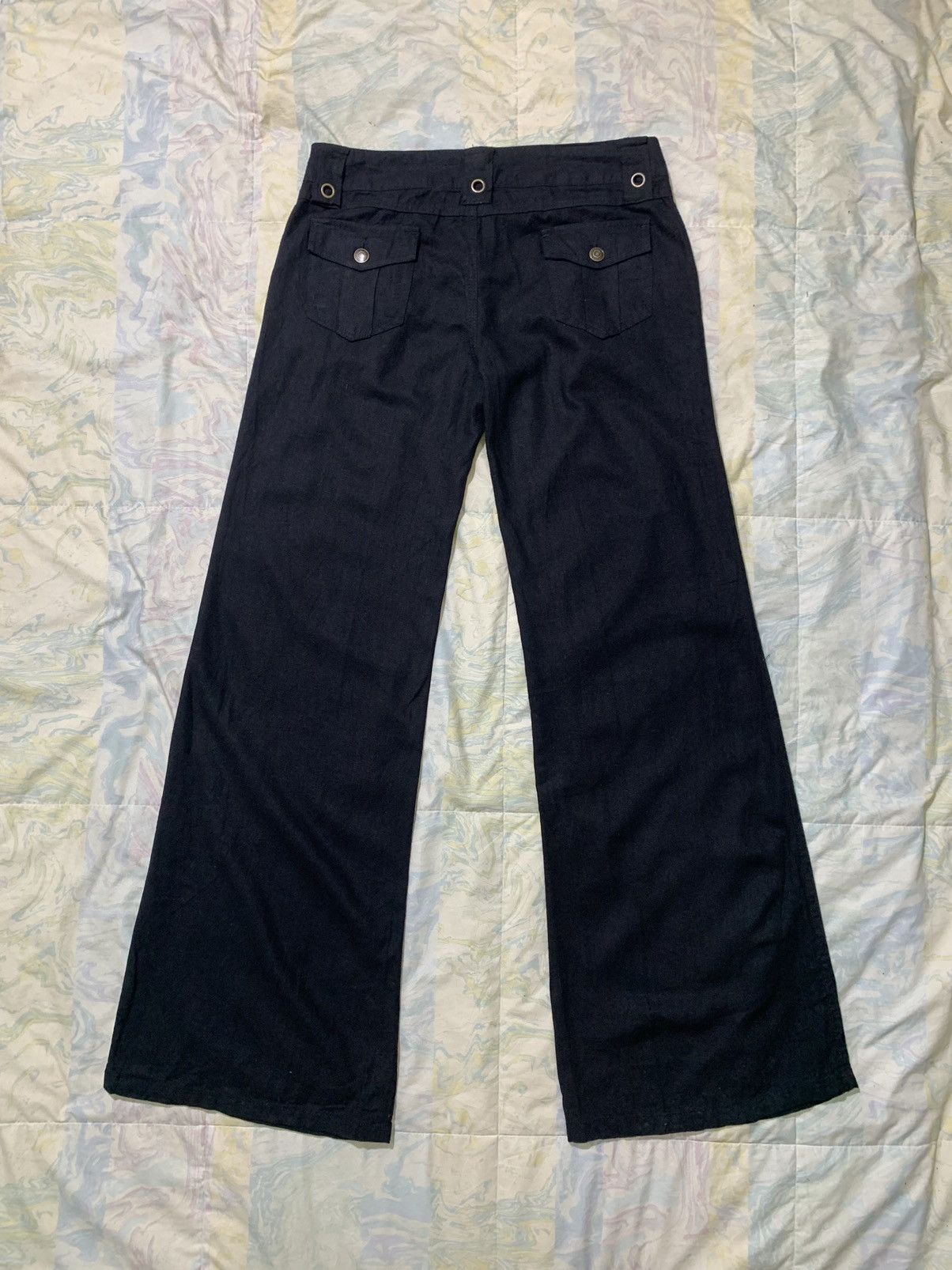 Japanese Brand Steal 🔥 flare Japanese brand wideleg baggy pants Size 31" - 10 Thumbnail