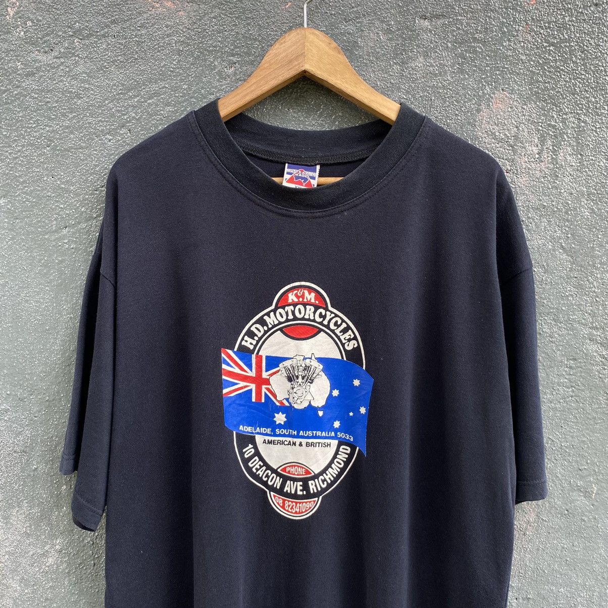 Vintage Thrashed Vintage Faded H.D. Motorcycles Adelaide ERD GRUNGE Size US XXL / EU 58 / 5 - 3 Thumbnail