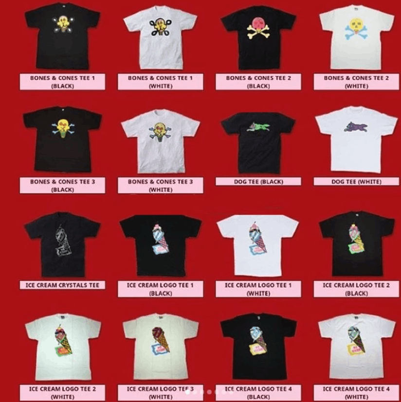Billionaire Boys Club SS 2007 BBC/Ice Cream Season 5 “Cones & Bones” Logo tee Size US L / EU 52-54 / 3 - 13 Thumbnail