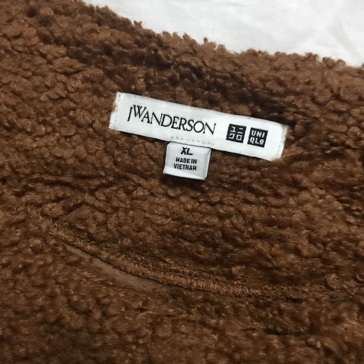 JW Anderson × Uniqlo Pile Lined Fleece Collarless Coat Size XL / US 12-14 / IT 48-50 - 6 Thumbnail