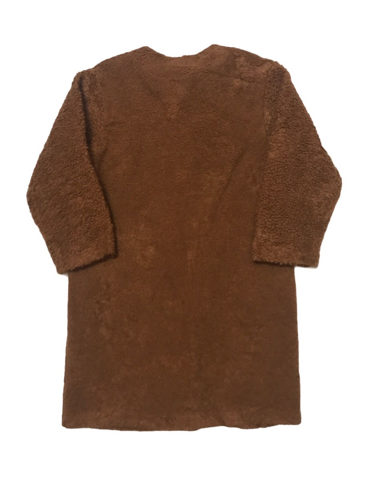 JW Anderson × Uniqlo Pile Lined Fleece Collarless Coat Size XL / US 12-14 / IT 48-50 - 3 Thumbnail