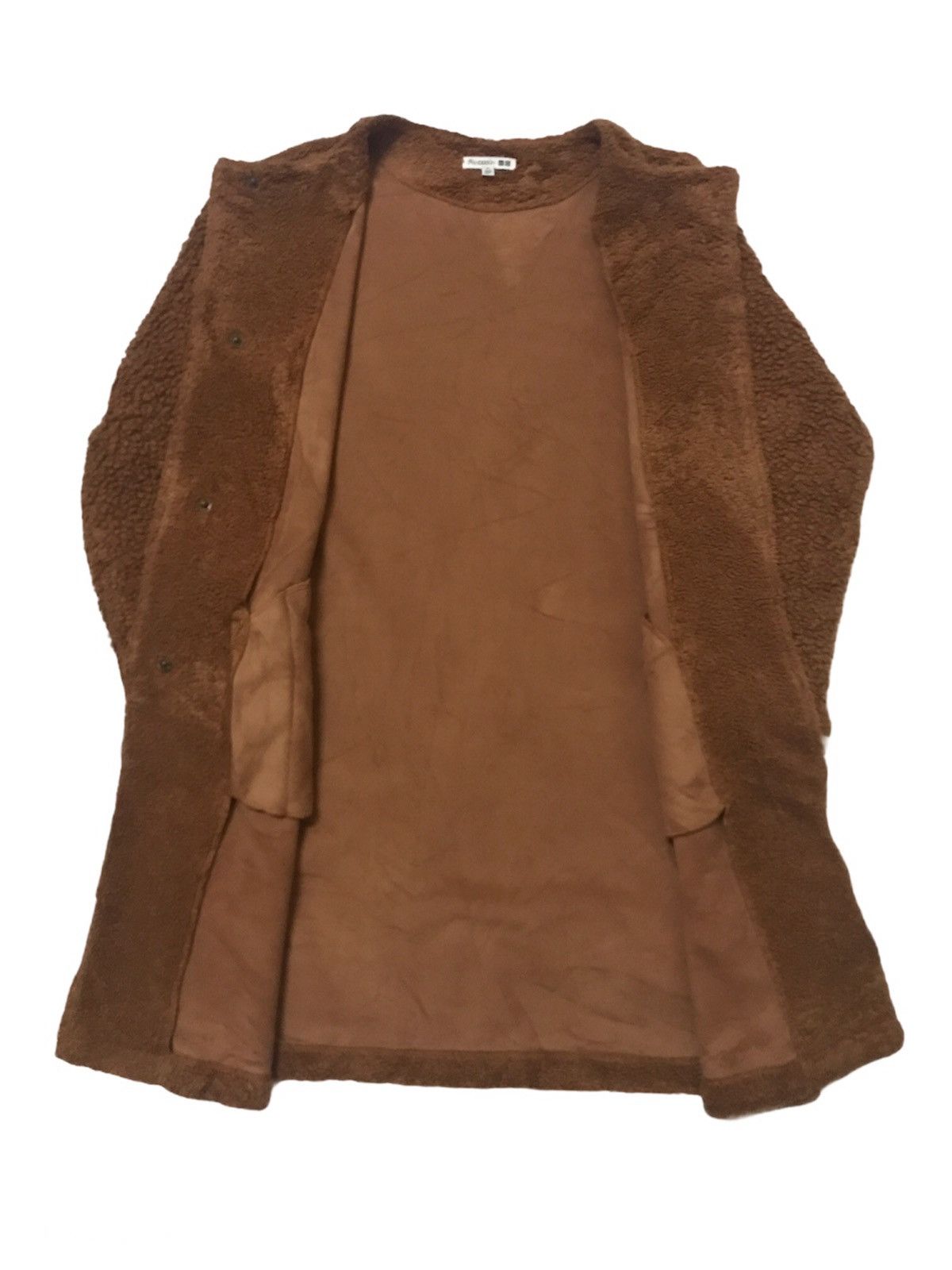 JW Anderson × Uniqlo Pile Lined Fleece Collarless Coat Size XL / US 12-14 / IT 48-50 - 4 Thumbnail