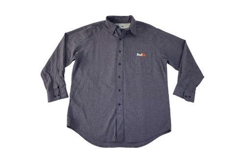 image of Uniform Wares x Vintage Hype Fedex R&r Uniform Ware Single Pocket Design Stan Herman in Indigo (Siz