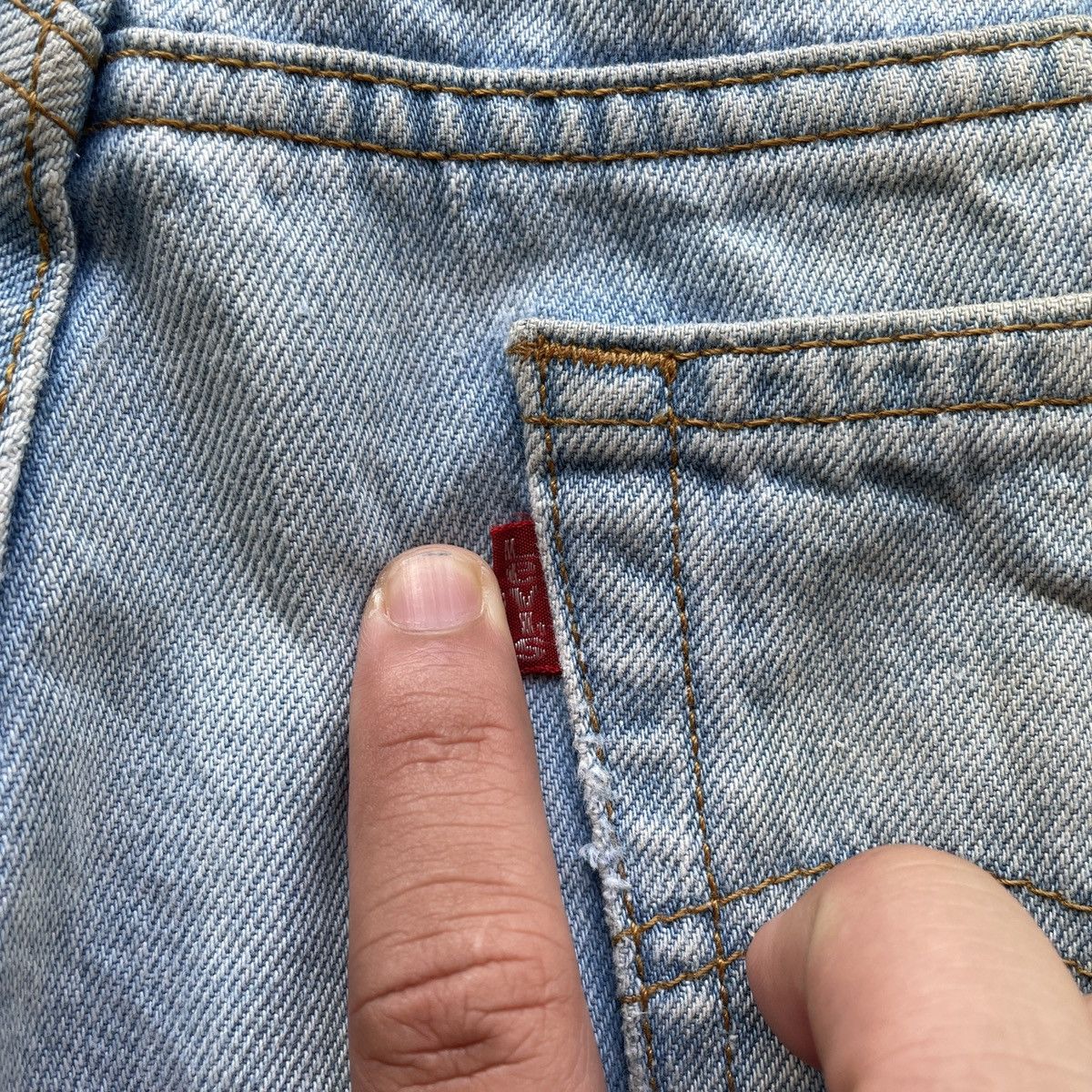 Levi's W37x31.5🔥 Vintage Levi’s 515 Faded Denim Jeans Pants Size US 37 - 8 Thumbnail