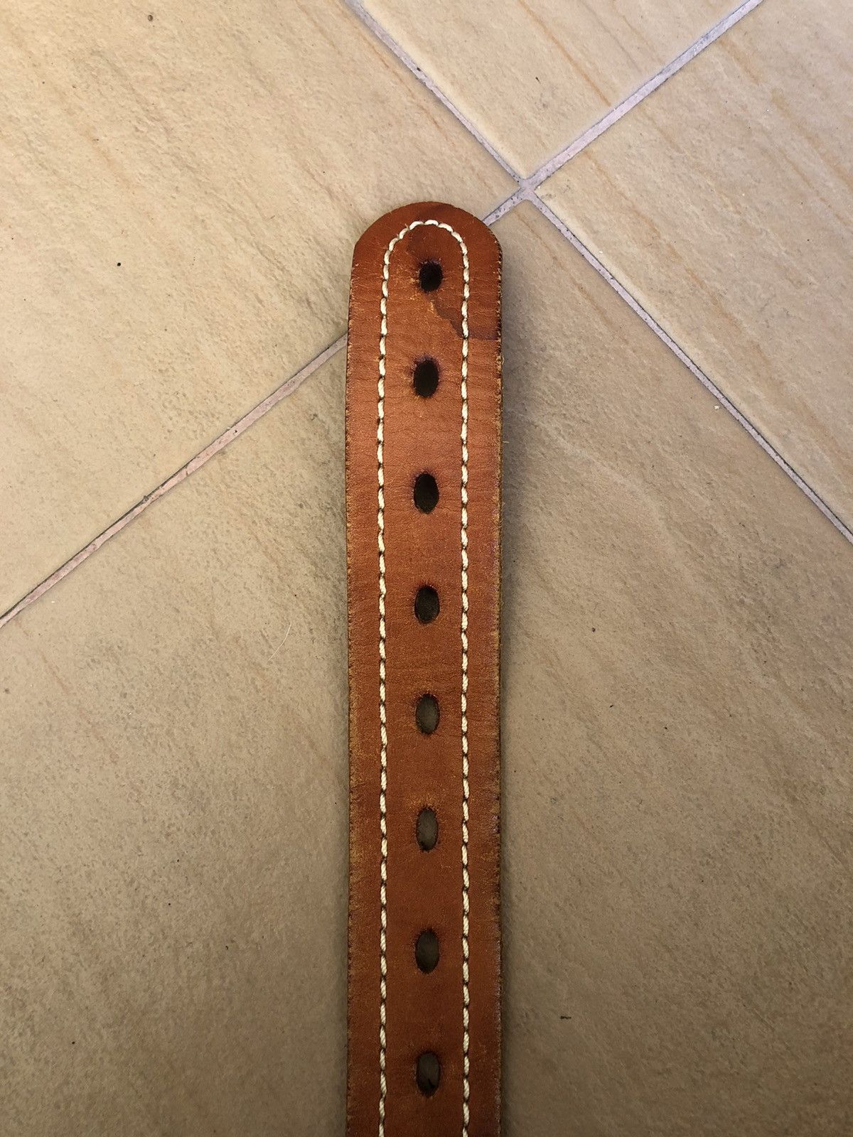 Leather × Vintage Vintage Leather Cowboy Fashion Buckle Belt Size ONE SIZE - 6 Thumbnail