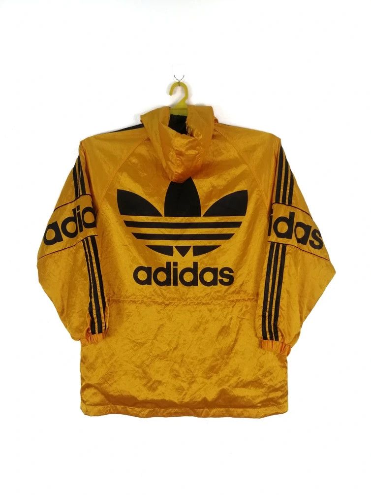 Adidas Adidas Vintage 90s Big Logo Mirror Hoodie Zipper Jacket Size US L / EU 52-54 / 3 - 1 Thumbnail