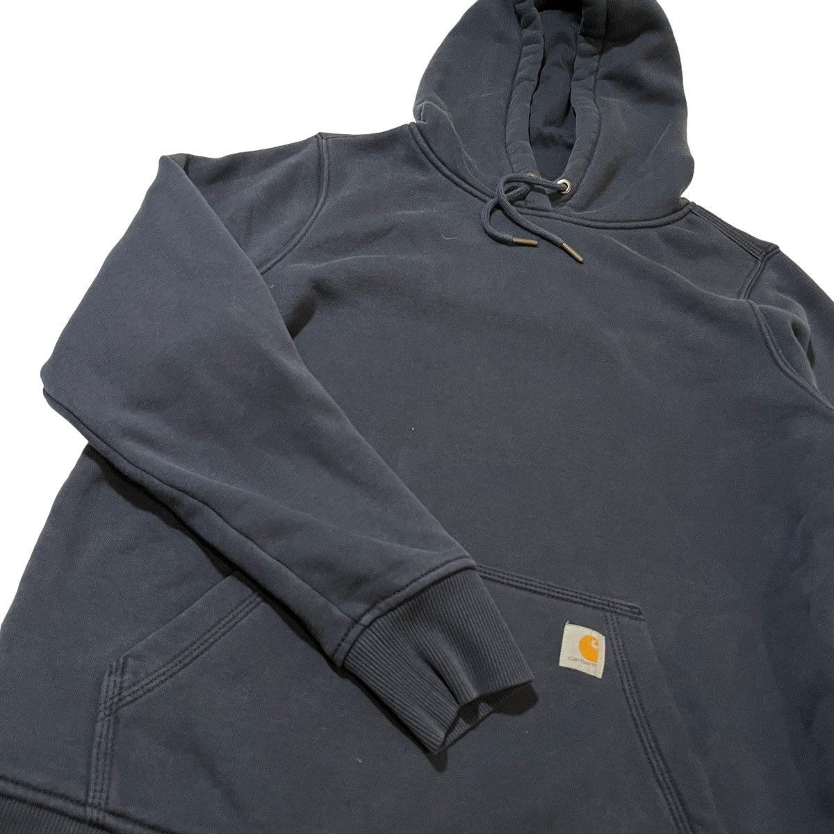 Carhartt × Vintage Carhartt Relaxed Fit Hoodie Navy Blue Size US S / EU 44-46 / 1 - 2 Thumbnail