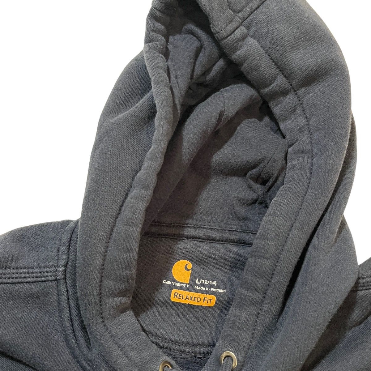Carhartt × Vintage Carhartt Relaxed Fit Hoodie Navy Blue Size US S / EU 44-46 / 1 - 3 Thumbnail