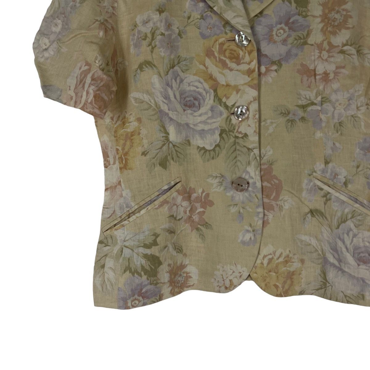 Burberry VINTAGE BURBERRYS CROPPED JACKET OVER PRINT FLOWER Size S / US 4 / IT 40 - 6 Thumbnail