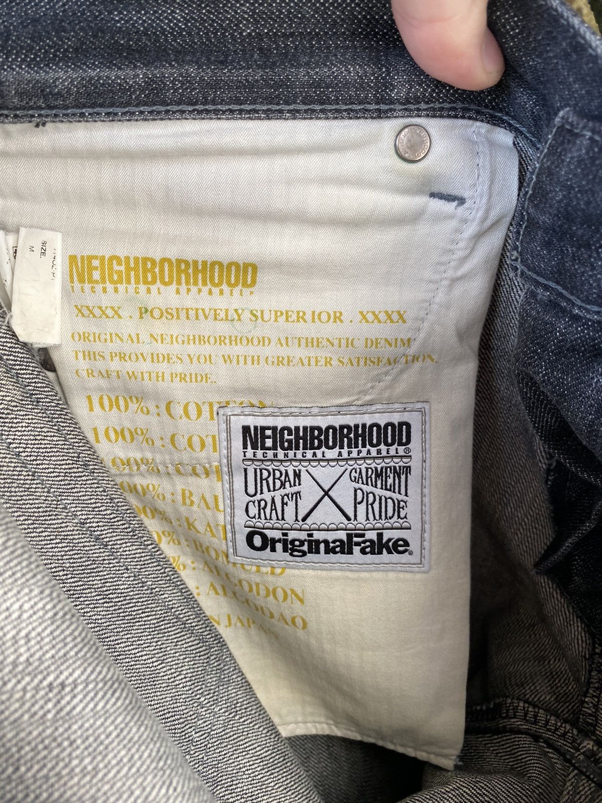 Japanese Brand × Kaws × Original Fake Original Fake X Neighborhood Japan Selvedge Jeans Size US 32 / EU 48 - 8 Thumbnail
