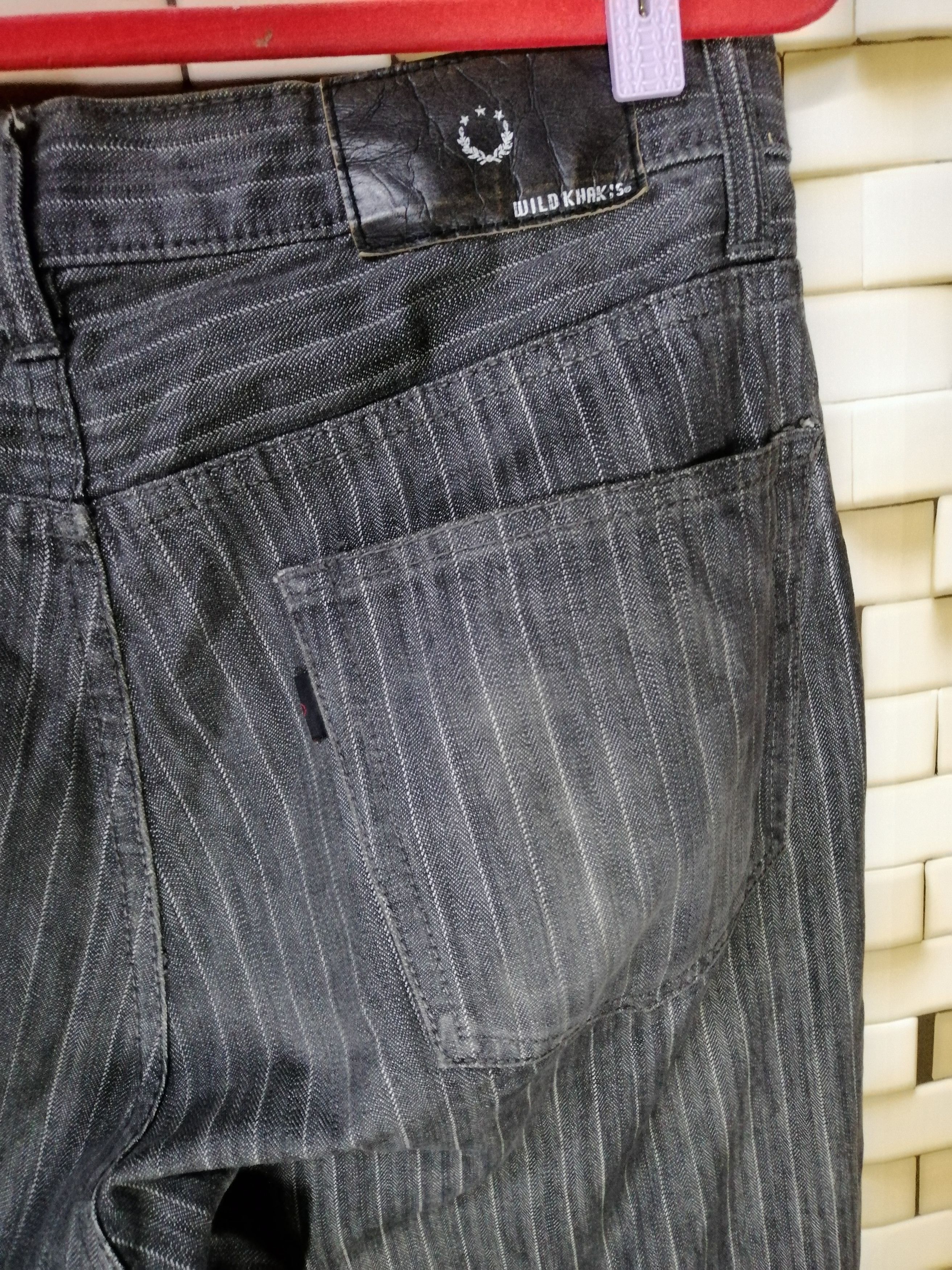 Japanese Brand Japanese Wild Khakis Hickory Stripes Size US 32 / EU 48 - 4 Thumbnail