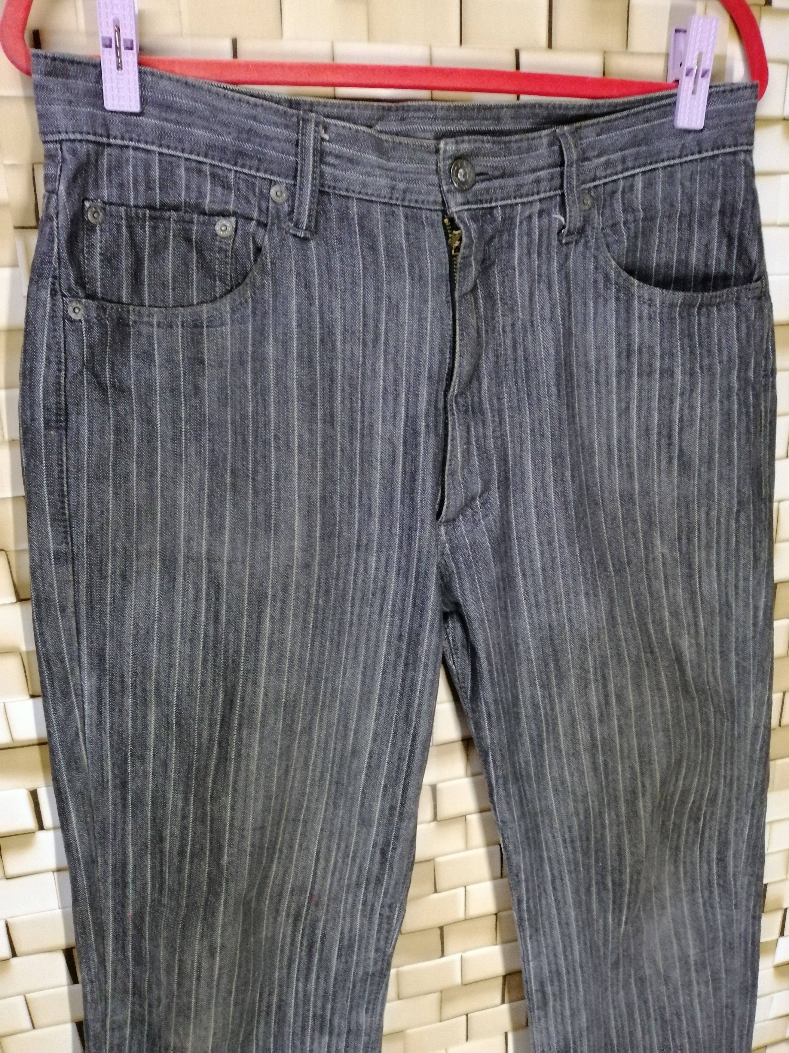 Japanese Brand Japanese Wild Khakis Hickory Stripes Size US 32 / EU 48 - 2 Thumbnail