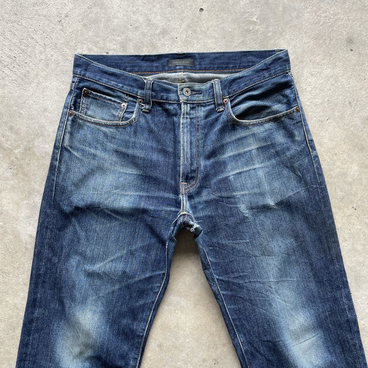 Japanese Brand W33x27🔥 Vintage Japanese Brand Faded Denim Jeans Pants Size US 33 - 3 Thumbnail