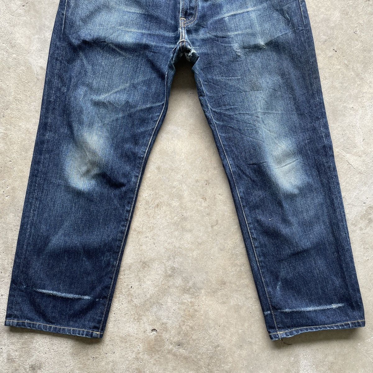Japanese Brand W33x27🔥 Vintage Japanese Brand Faded Denim Jeans Pants Size US 33 - 4 Thumbnail