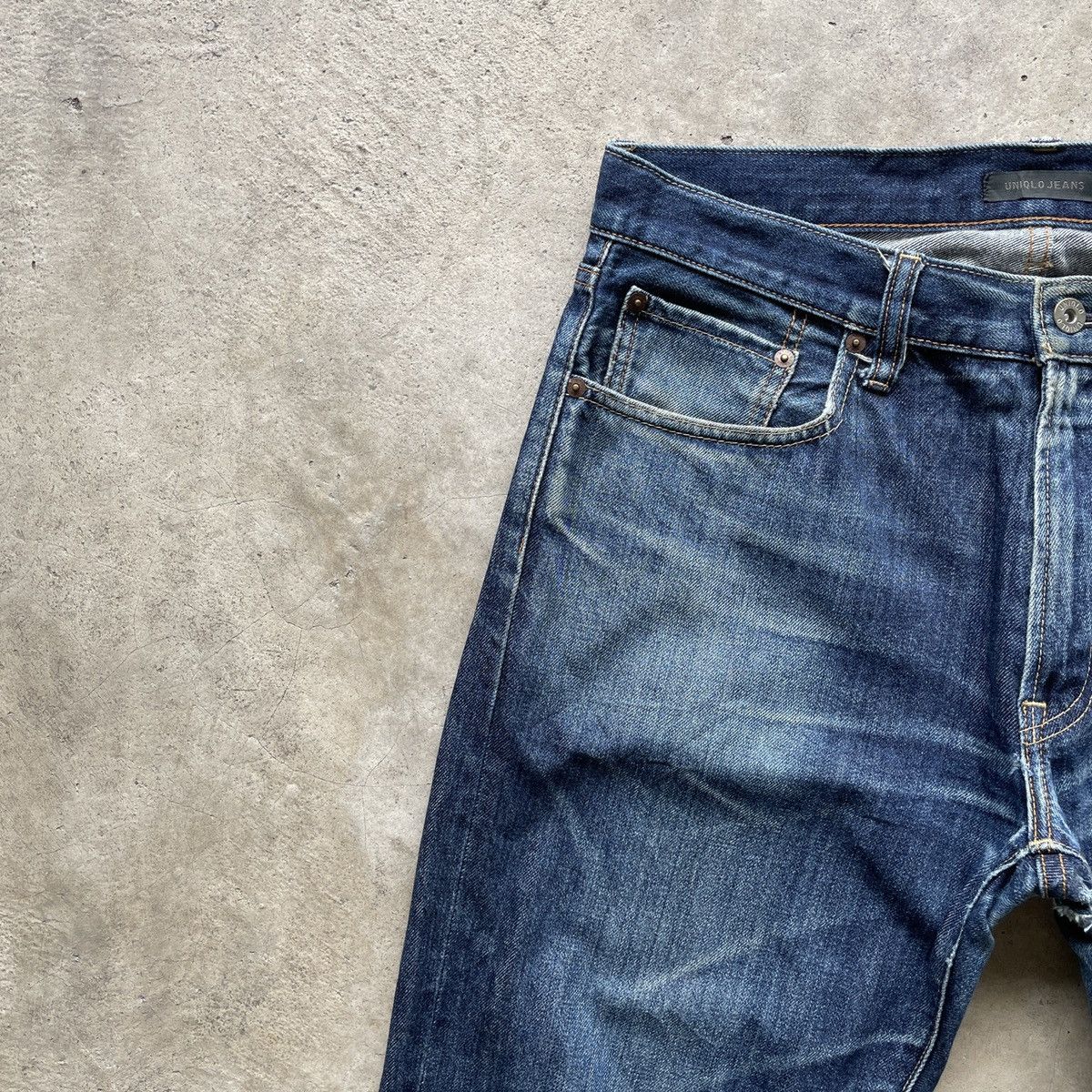 Japanese Brand W33x27🔥 Vintage Japanese Brand Faded Denim Jeans Pants Size US 33 - 5 Thumbnail