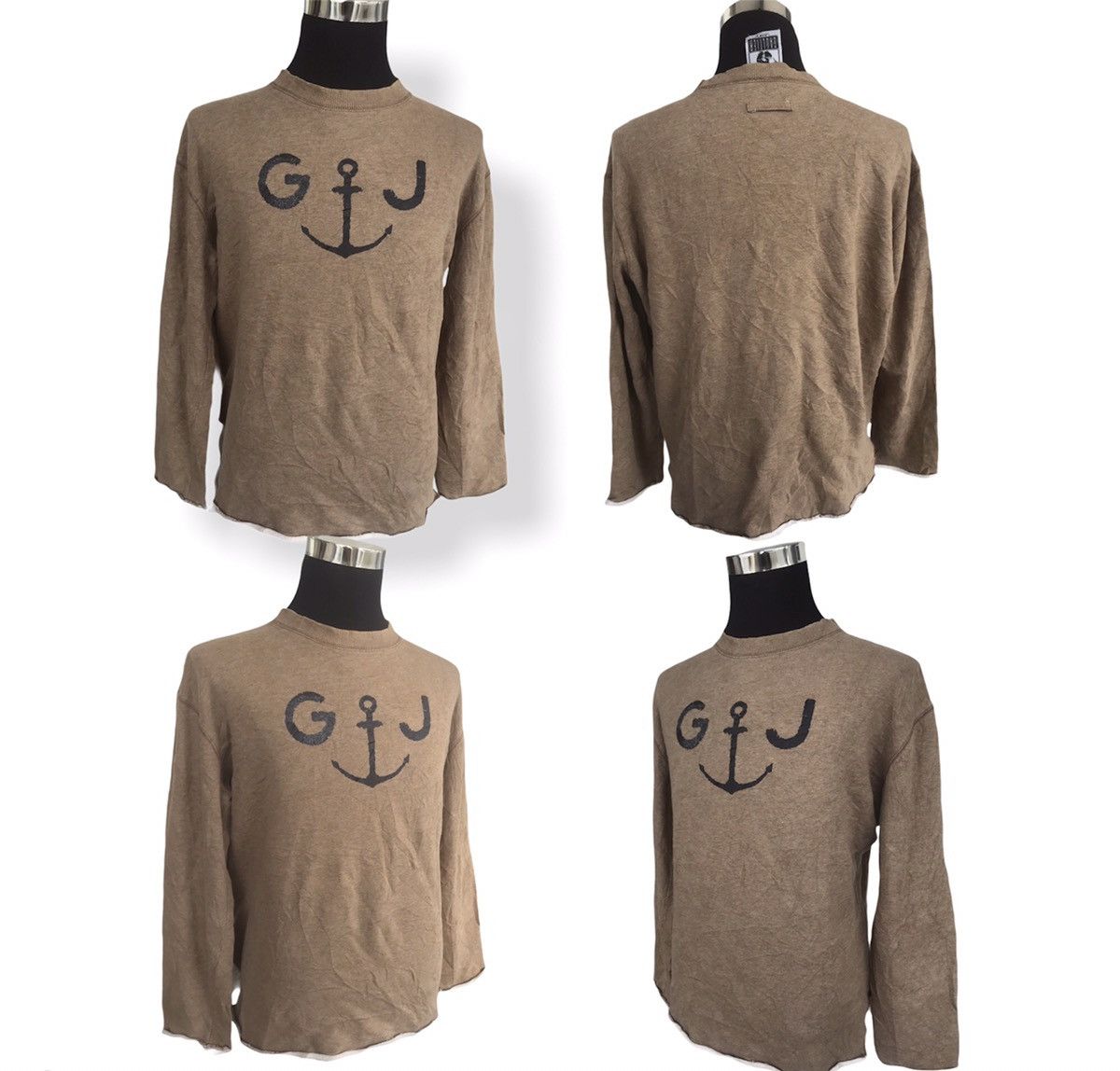 Designer Vintage 90s Gaultier Jeans GJ Marine Anchor Sweatshirt Size US M / EU 48-50 / 2 - 6 Thumbnail