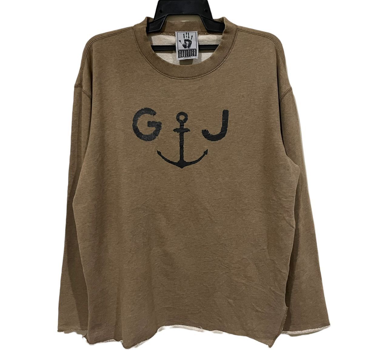 Designer Vintage 90s Gaultier Jeans GJ Marine Anchor Sweatshirt Size US M / EU 48-50 / 2 - 2 Thumbnail