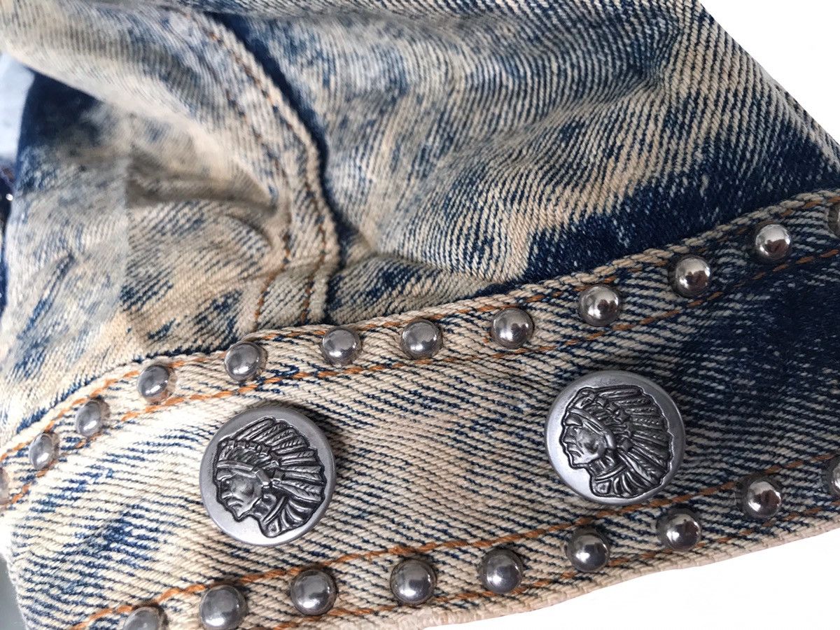 Vintage VTG Acid Wash Custom Painting Art & Studed Apache Jacket Size US M / EU 48-50 / 2 - 8 Thumbnail