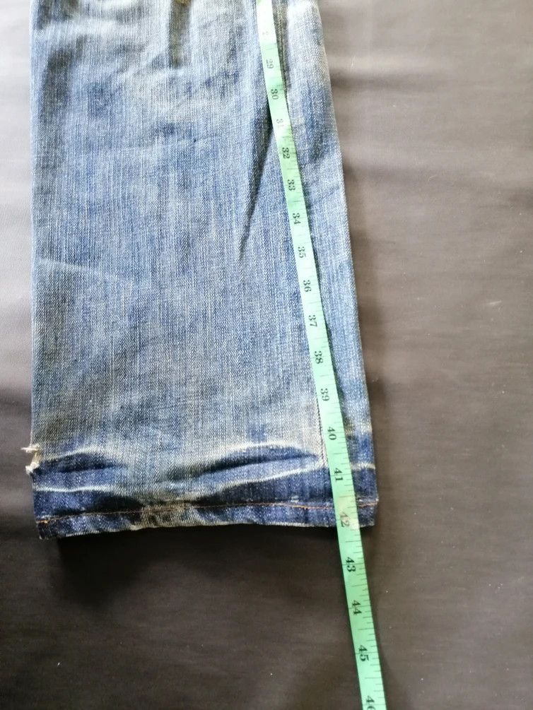 Global Work × Japanese Brand Global Work Selvedge Patches Design Straight Fit Size US 33 - 12 Thumbnail